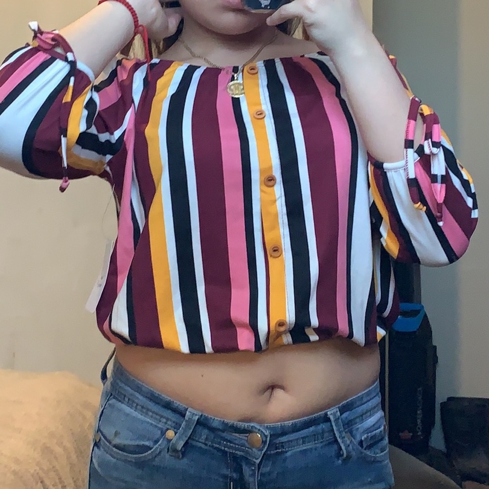 Colorful long sleeve shirt